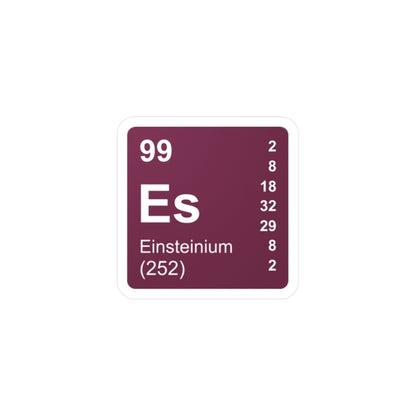 Vinyl Decals - (099) Einsteinium Es