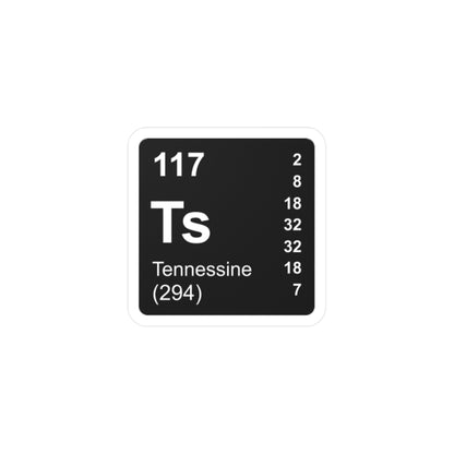 Vinyl Decals - (117) Tennessine Ts