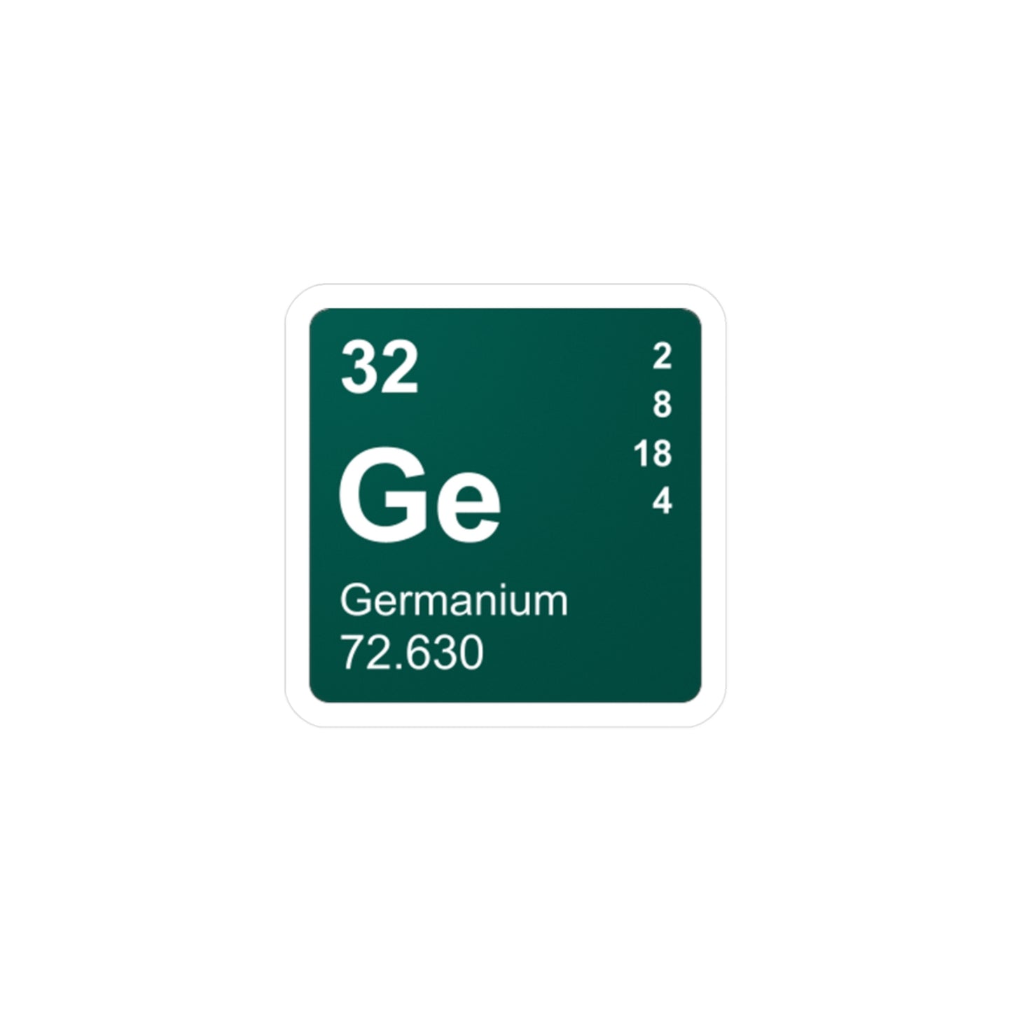 Vinyl Decals - (032) Germanium Ge