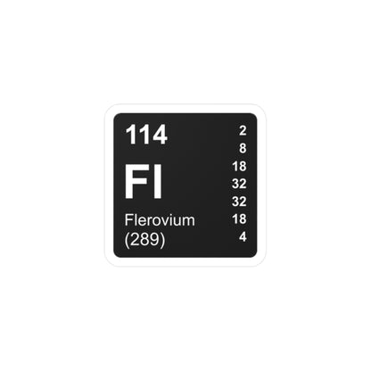 Vinyl Decals - (114) Flerovium Fl