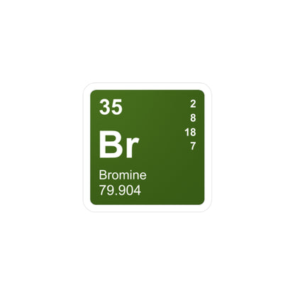 Vinyl Decals - (035) Bromine Br