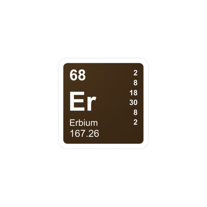 Vinyl Decals - (068) Erbium Er