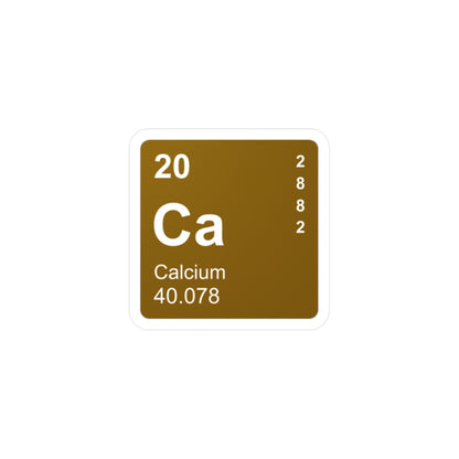 Vinyl Decals - (020) Calcium Ca